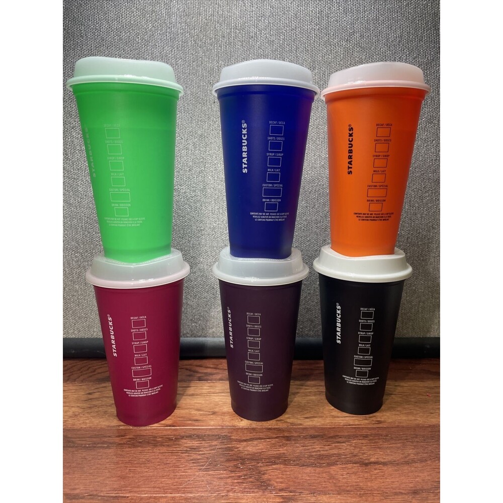 Starbucks Halloween 2020 Color Changing Cups- Set Of 6 - Picture 2 of 2